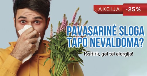 Akcija įkvepiamųjų alergijų EUROIMMUN tyrimams Akcija įkvepiamųjų alergijų EUROIMMUN tyrimams